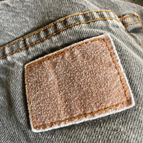 Vintage Haband Casual Joe Denim Jeans 30 Gray Distressed Elastic Waist Grandpa - Picture 8 of 12